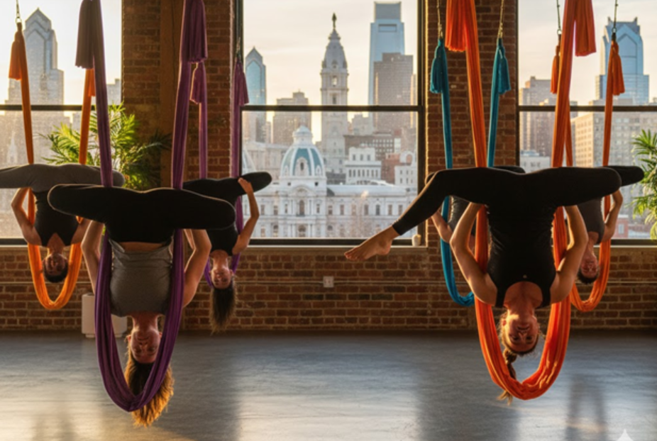 SOARING TO NEW HEIGHTS: DISCOVERING AERIAL YOGA IN PHILADELPHIA